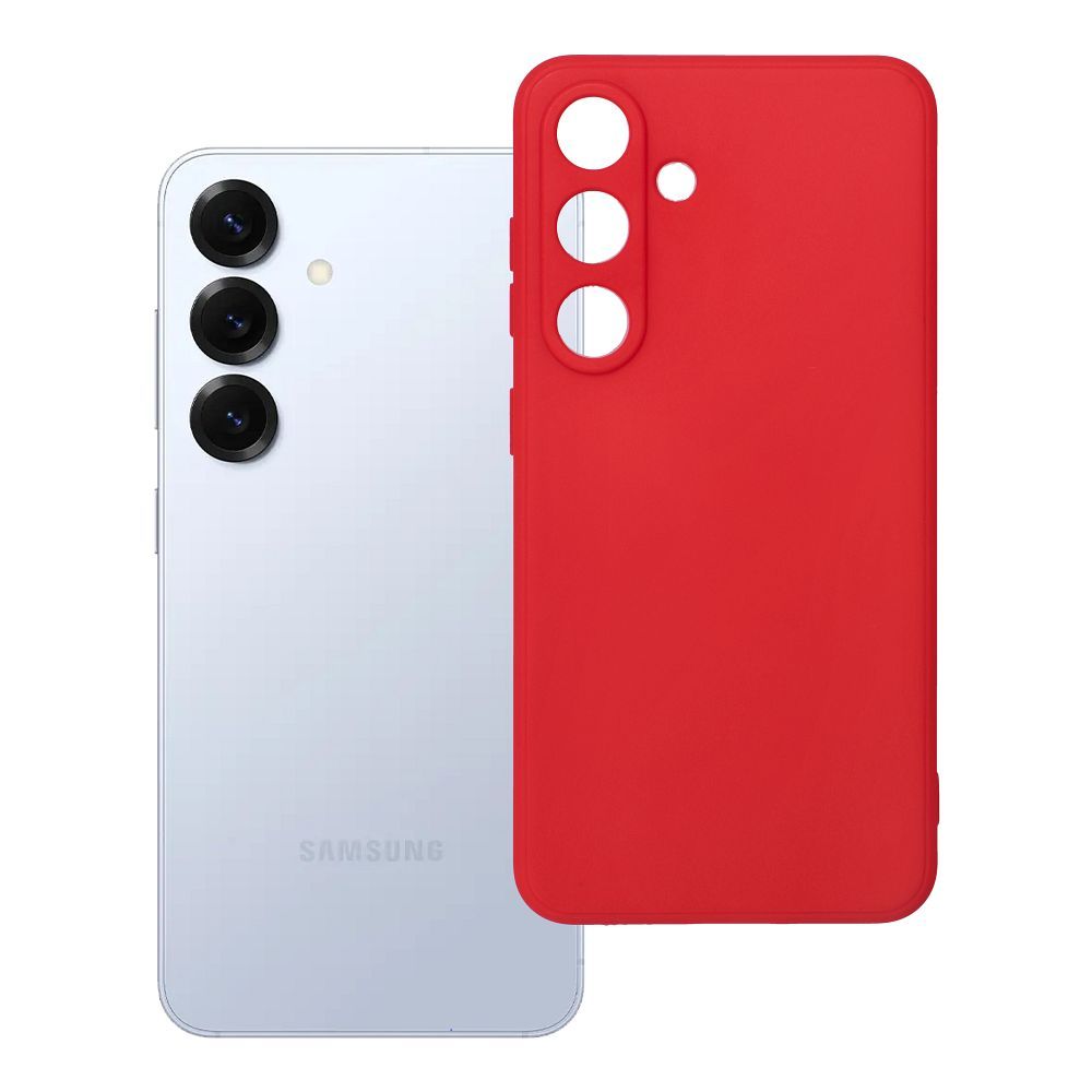Raudonas telefono dėklas